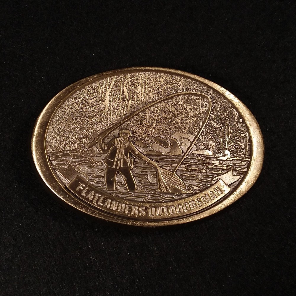 Flatlanders Outdoorsman Fishing Belt Buckle – Creative Casting 2008