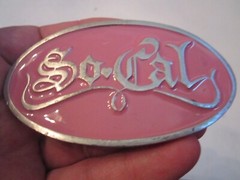 SOUTHERN CALIFORNIA BELT BUCKLE – PINK – GW-16