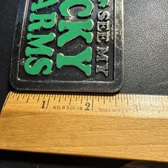 Irish Ireland St. Patricks Day Lucky Charms Silvertone Novelty Belt Buckle