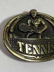 Great American Buckle Company 1983 H1065 Tennis Belt Buckle