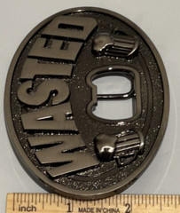 Wasted Beer Bottle Opener Novelty Belt Buckle Funny Humorous Modern Hip Hop