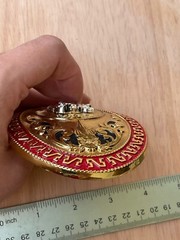Western Buckle Oval Silver Gold Red Horse Head Cowboy 2 » Hebillas Vaqueras