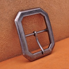 Huge Wide Heavy Duty Strong Chipped Corner Center Bar Pin Belt Buckle Inner 45mm