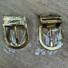 Belt Buckles – Set Of 2 New – gold