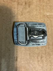 Used Colorful Metal Alloy Remington Arms Bugling Elk Belt Buckle