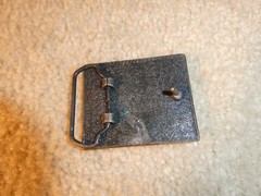 Vintage Brass Mast Ship Belt Buckle 2 1/2&Prime; Wide