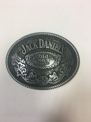 Jack Daniels Old No. 7 Brand Belt Buckle Silver Tone