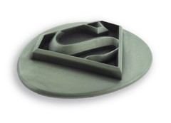 Vintage Superman Belt Buckle Men Gray Metal DC Comics Original Cosplay Halloween