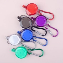 10Pcs Fishing Zinger Retractable Key Chain Carabiner Extender Tether Tackle Tool