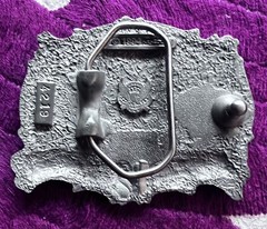 I&rsquo;D RATHER BE HUNTING BUCKLE NEW APPROXIMATELY 3&Prime; X 2 3/8&Prime; RIFLES