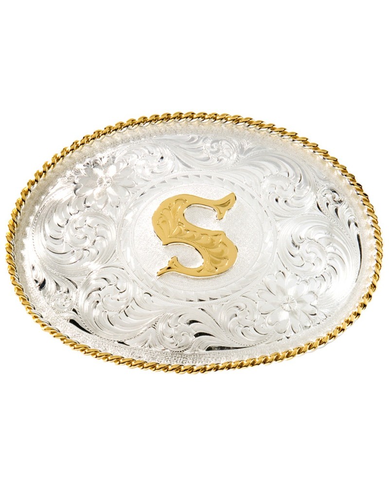Montana Silversmiths Initial "S" Buckle – 700S