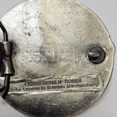 Belt Buckle – Guns n&rsquo; Roses 2005 Bravado Merchandising