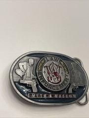Smith and Wesson Law Enforcement Vintage Belt Buckle 1991 Bergamot H-300 USA