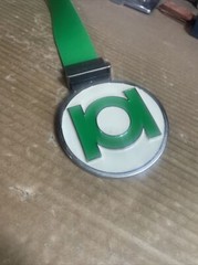 DC Comics Green Lantern Reversible Belt Buckle & Belt 45” Not Including Buckle