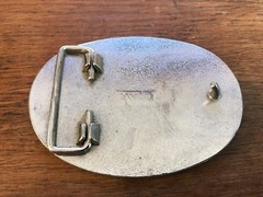 Vintage Avon Horse Saddle Unisex Metal Belt Buckle 2 1/4&Prime; X 3&Prime;