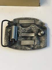Vintage 1987 John Deere 150th 1837-1987 Commemorative Metal Belt Buckle#14188👀