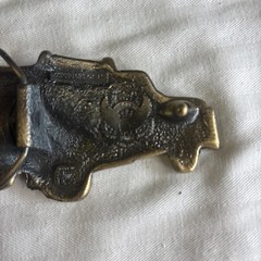 Vintage RED Chevy TOW TRUCK BELT BUCKLE The Great American Buckle Co 1980 #735