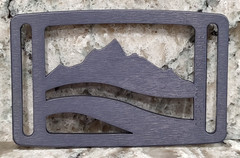 GRIP6 BELT BUCKLE – NATURALIST WASATCH – LIGHT PURPLE – 1.5 INCH WIDE