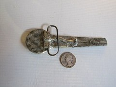 2005 MICROPHONE MUSIC COBRA DICE Belt Buckle MOBTOWN CHICAGO USA !