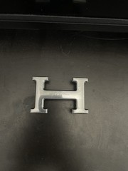 Silver Hermes Belt Buckle W/o Strap