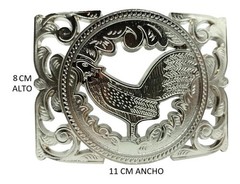 Mexican Gallo Chicken Charro Cowboy Belt Buckle Hebilla Vaquera Made In Mexico