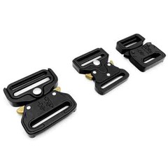 Quick Release Buckle Tactical Belt Buckle Set Zinc Metal Male Belt Silver Buckle
