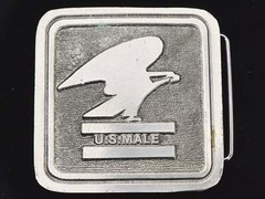 US MALE Novelty Funny United States Postal Service Mailman Vintage Belt Buckle