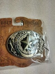 Flashy,The State Of Texas, Lone Star State, metal belt Buckle, New!