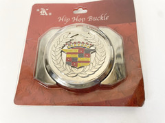Men&rsquo;s NEW CADILLAC Symbol Belt Buckle Only Vintage 70&rsquo;s Metal Silver Heavy