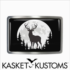 Deer Belt Buckle – Nature Lover Hunter Handmade Belt Buckle – 646