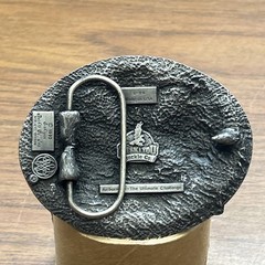 Siskiyou Pewter US Military Airborne Belt Buckle Oval 1990 USA Parachute