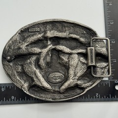 Siskiyou Hell on Wheels Skull Bandana Sunglasses Pewter Belt Buckle OS300
