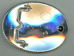 Vintage Montana Silversmiths Flying Eagle Belt Buckle Silver Plate Gold Tone