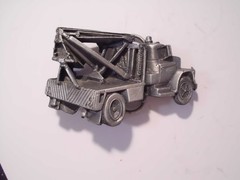 TOW TRUCK Belt Buckle 1981 Made in USA New Never used Vintage Made in USA