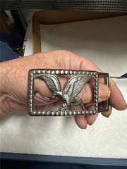 Vintage Spread Wings Eagle Belt Buckle
