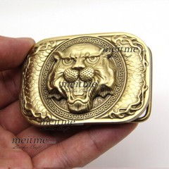 1 1/2 Belt Buckle Brass for men Vintage Works Buckles Pin Hippie Western DIY Lot