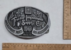 1996 – TISCO – TRACTOR IMPLEMENT SUPPLY CO – #d – belt BUCKLE – listing #6876