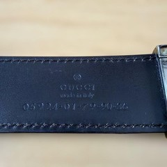 GUCCI Pre-Owned Men&rsquo;S Belt Reversible Black Dark Brown
