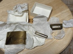 NOS U.S. Military Brass Belt Buckle Type II NSN 8315-00-393-0342 DLA 1983