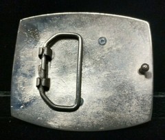 Great/Fun/Fashionable Belt Buckle Blingy Black Enamel Letter Y Initial B4-4-8-U
