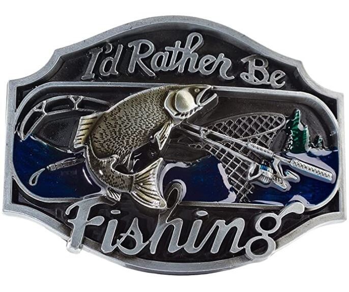 Fishing Belt Buckle Metal BU03