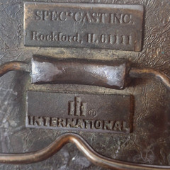 Vintage International Harvester 5288 The New #1 Tractor Belt Buckle Spec Cast
