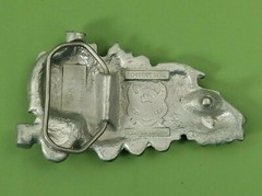 1980 Train Engine Locomotive Belt Buckle Great American Pewter USA Made Vintage