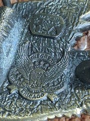 Flying Eagle Metal Belt Buckle 506 The Great American Co Chicago USA
