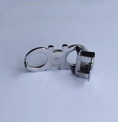 Ferragamo Silver Gancini belt buckle , Men belt buckle For 1.38&Prime;/W Leather Belts