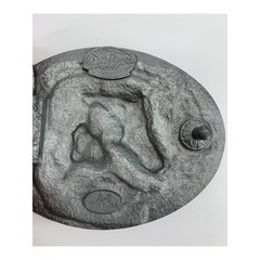 Vintage Siskiyou Belt Buckle Mens OS Silver Black Horse Western Cowboy 1991 USA