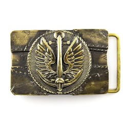 Ukrainian Marines belt buckle , Handmade Ukrainian Naval Infantry Corps solid br
