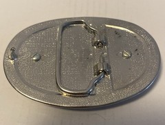TIGER&rsquo;S EYE GEMSTONE BELT BUCKLE