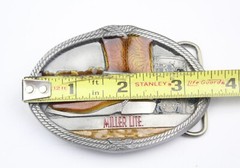 American LEGENDS Foundry Boot w/ Spurs 1994 Miller Brewing Co. MB-7 Buckle