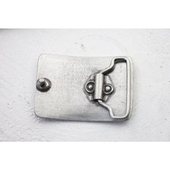 Vintage Belt Buckle Rectangle – Striking Modern Accessory Fluted Effect